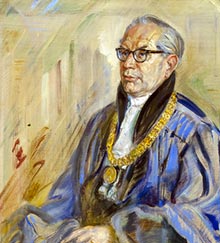 Prof. Dr. Egon Wiberg, Rektor der LMU